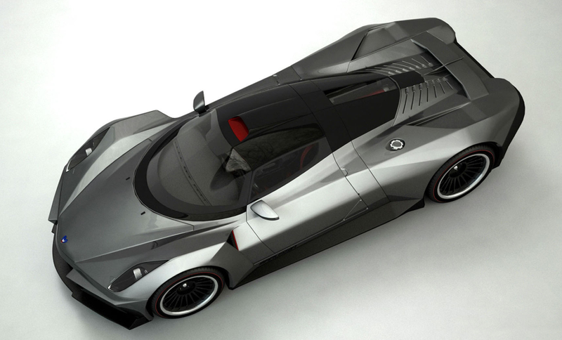 Illustration for article titled Russian Designer Creates Futuristic Muska Super Car